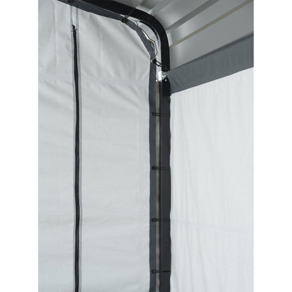 Arrow 10'  x 15' Enclosure Wall Kit ONLY for Carport- Gray