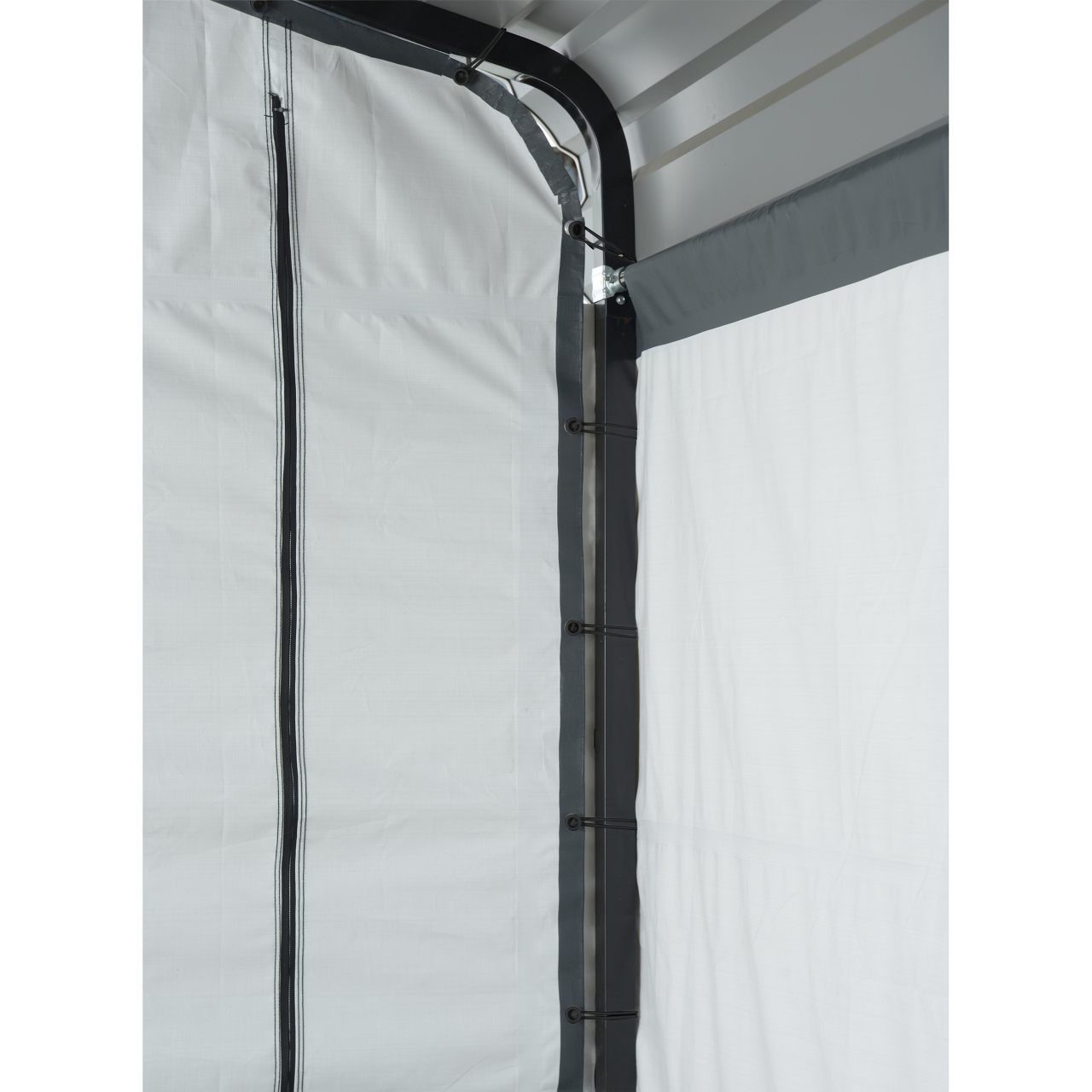 Arrow 10'  x 15' Enclosure Wall Kit ONLY for Carport- Gray
