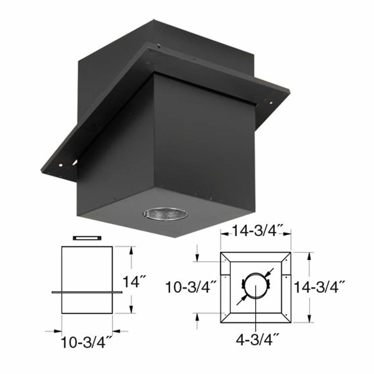4" PelletVent Pro Cathedral Ceiling Support - 4PVP-CS