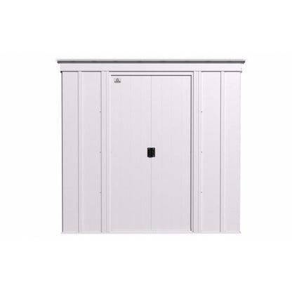 Arrow Classic Steel Storage Shed 6' x 4' -  Flute Gray