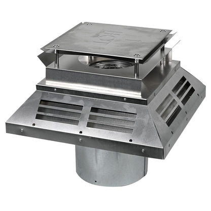 4" x 6 5/8" DirectVent Pro Aluminum Square Horizontal Termination Cap - 46DVA-HC