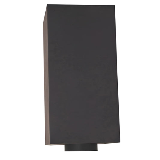 7" x 11" Ventis Class-A All Fuel Chimney Painted Black Cathedral Square Ceiling Support - VA-CCS1107
