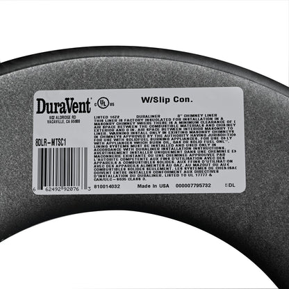 6" DuraLiner Masonry Thimble with Slip Connector - 6DLR-MTSC
