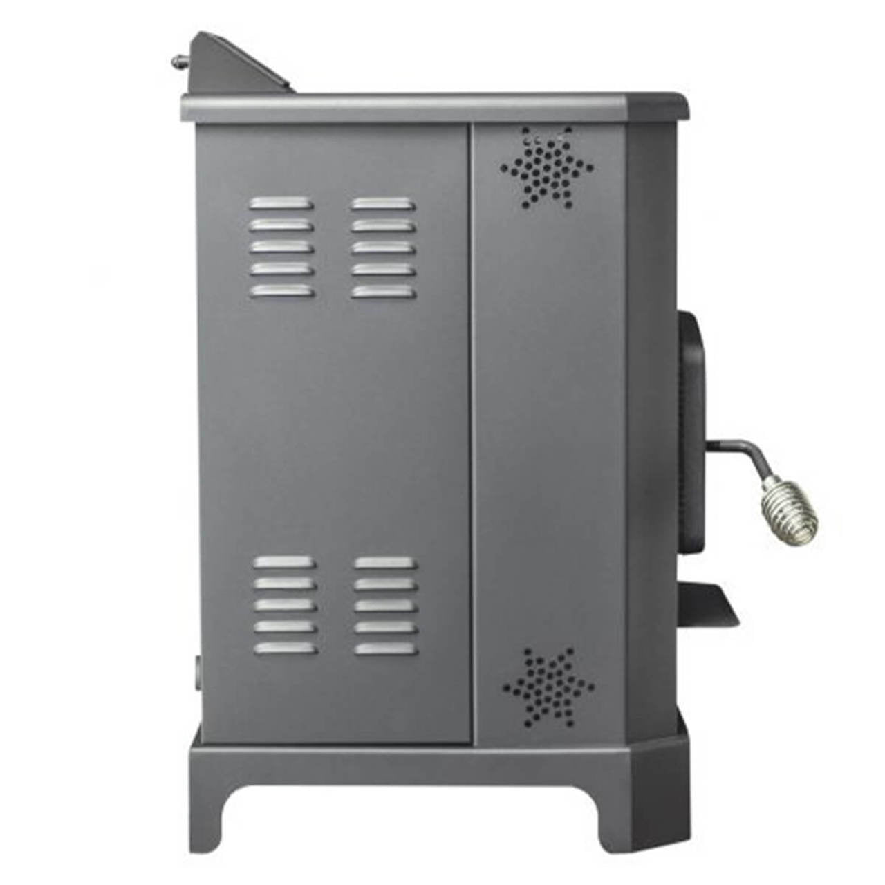 US Stove 2200 Sq.Ft. King Mini Pellet Stove with 20 lb Hopper and Remote