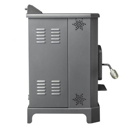 US Stove 2200 Sq.Ft. King Mini Pellet Stove with 20 lb Hopper and Remote