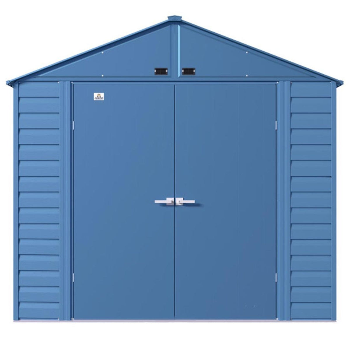 Arrow Select 8' x 8' Steel Storage Shed - Blue Gray
