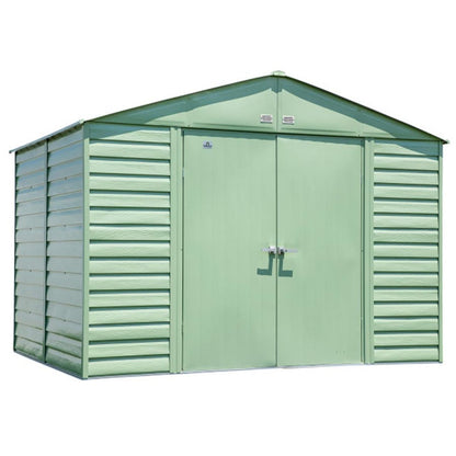 Arrow Select 10 x 8 Steel Storage Shed - Sage Green