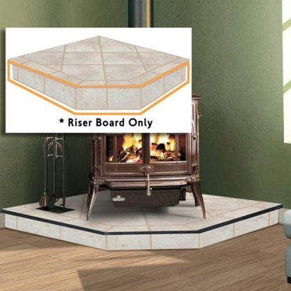 WoodEze Cabo Carmel Single Cut 48" x 48" Hearth Pad Riser