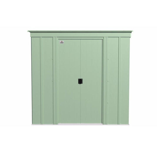 Arrow Classic Steel Storage Shed 6' x 4' -  Sage Green