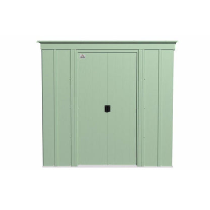 Arrow Classic Steel Storage Shed 6 x 4 -  Sage Green