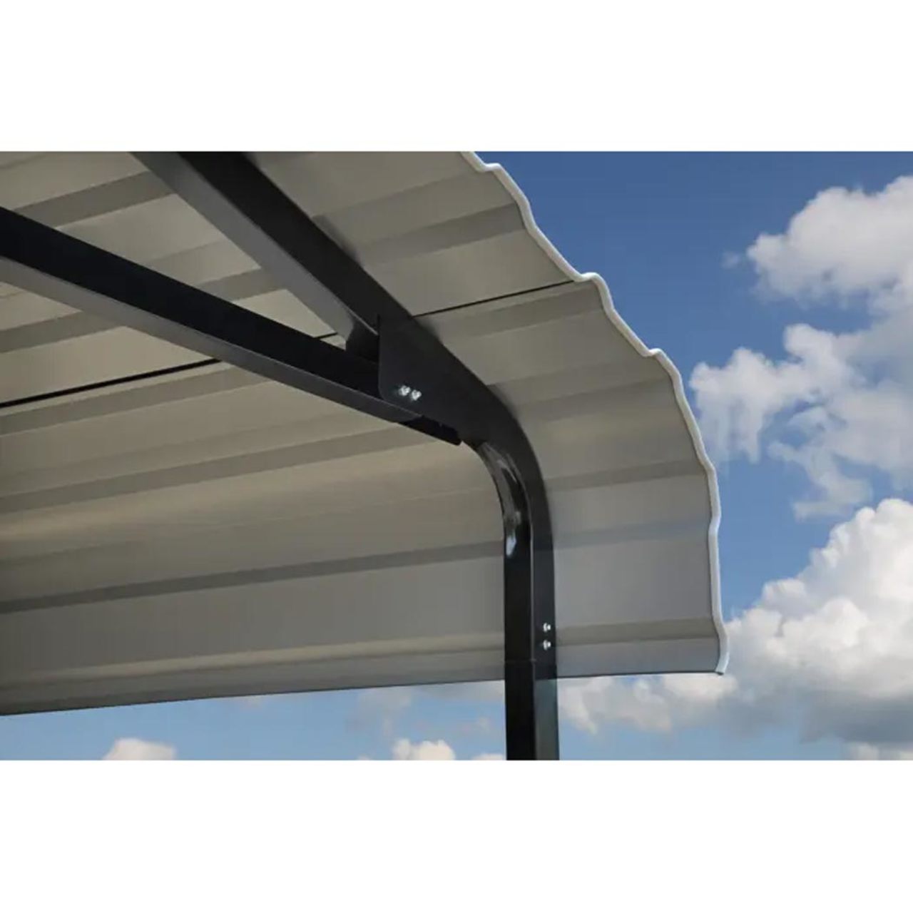 Arrow Carport 14 x 20 x 14 Ft. - Charcoal