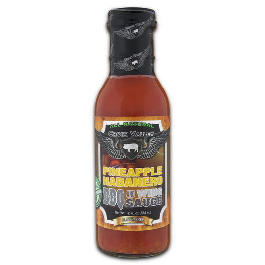 Croix Valley Pineapple Habanero BBQ & Wing Sauce - 12 fl oz (354 ml)