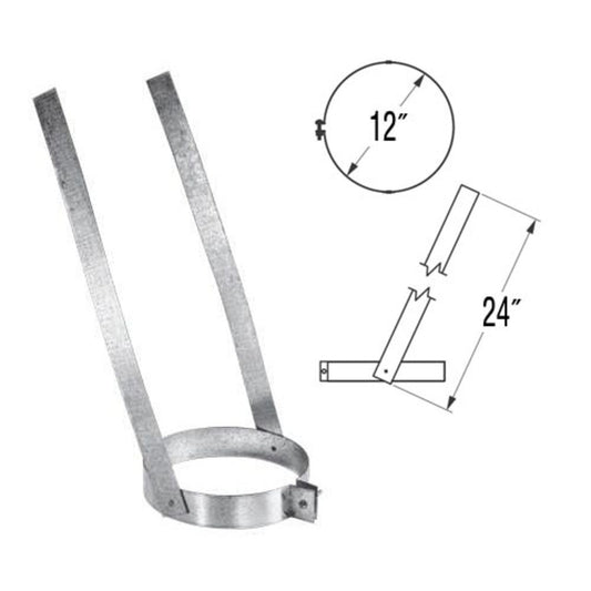 8" DuraPlus Elbow Strap - 8DP-ES