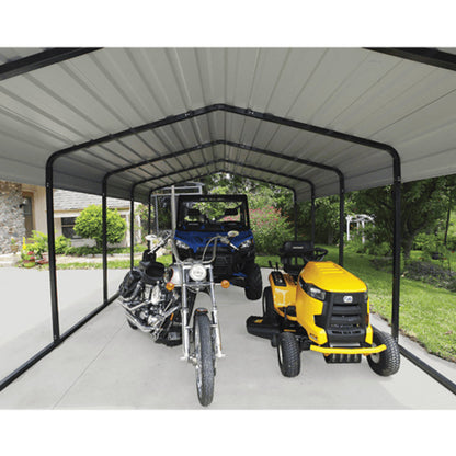 Arrow Carport 12 x 20 x 7 Ft. - Eggshell