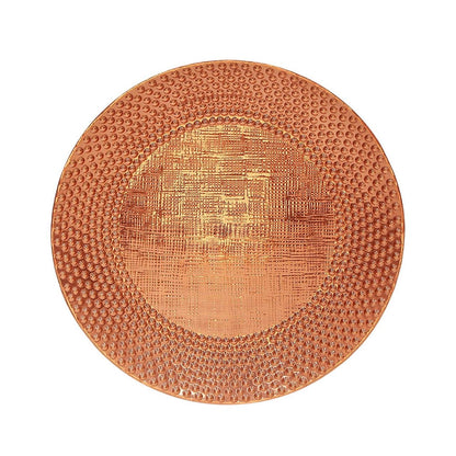 24" Classic Hammered Copper Bird Bath