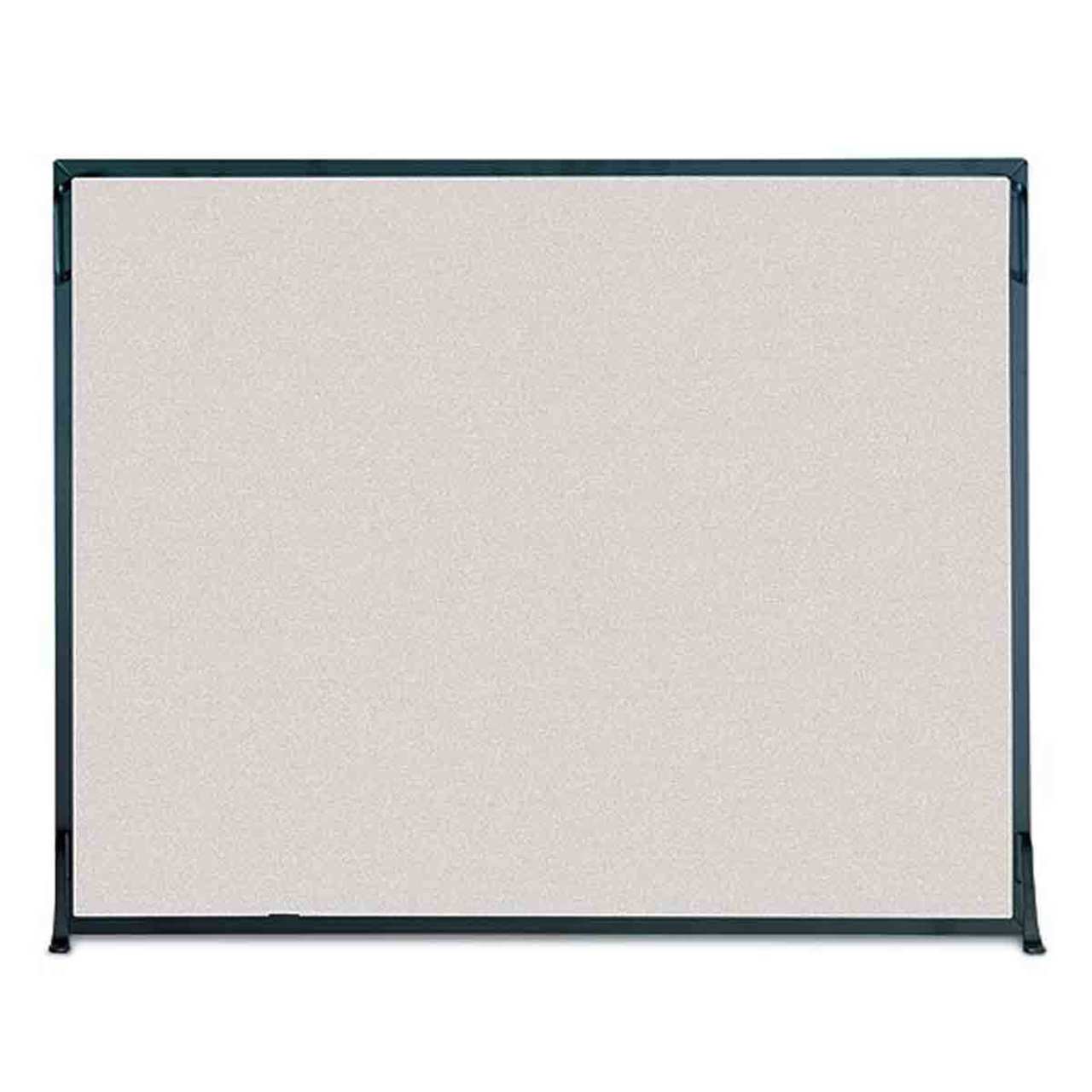 Pilgrim Flat Panel Fireplace Screen - Black