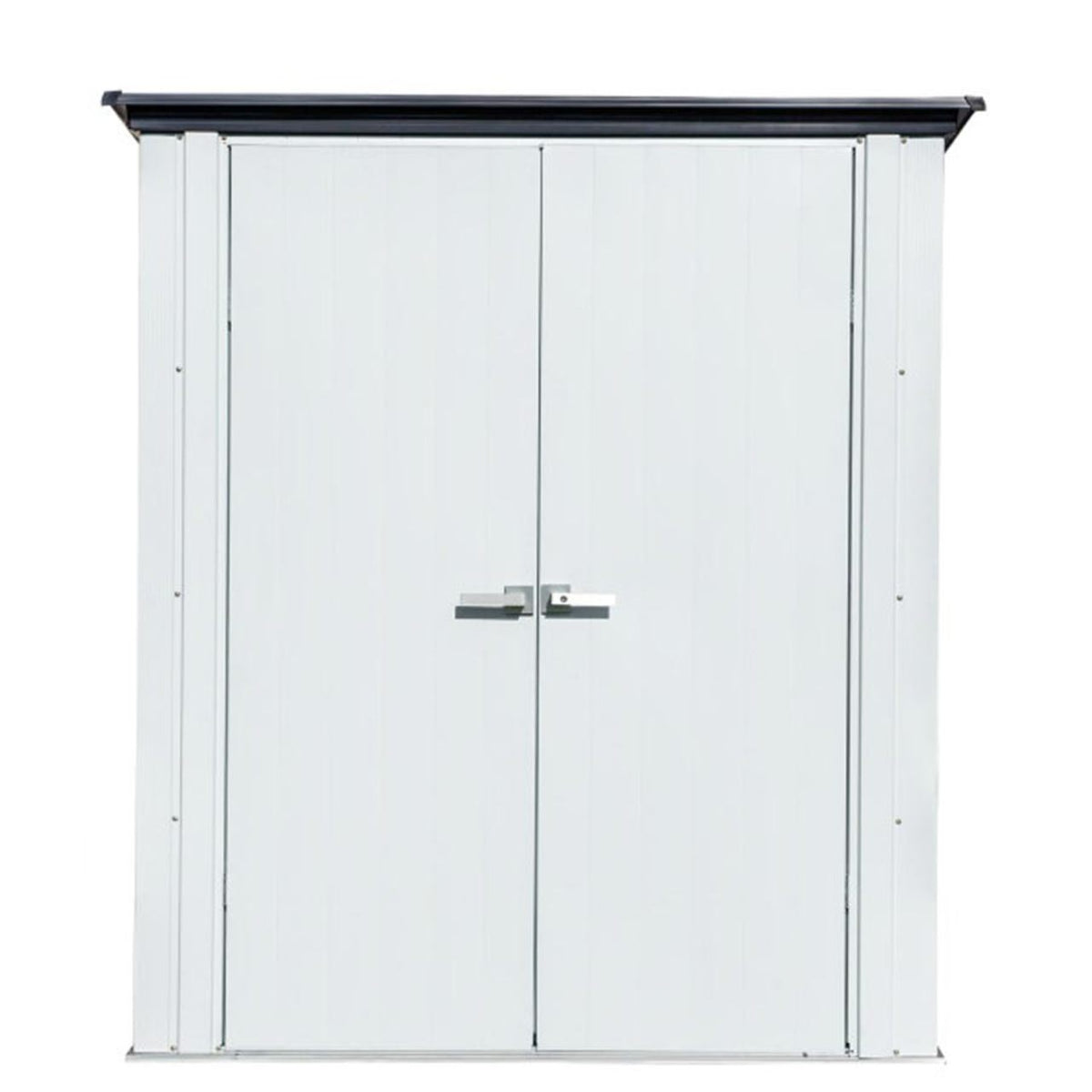 Spacemaker 5' x 3' Patio Shed - Flute Gray and Anthracite