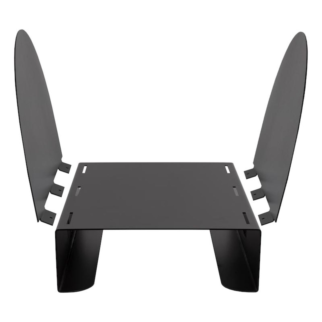 LogOx Black Hearth Bin Firewood Rack