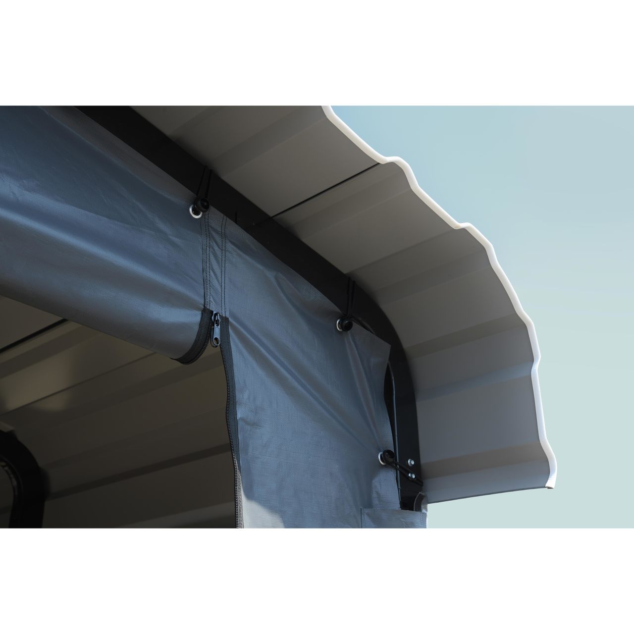 Arrow 20' x 20' Enclosure Wall Kit ONLY for Carport - Gray