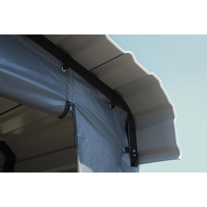 Arrow 20' x 20' Enclosure Wall Kit ONLY for Carport - Gray