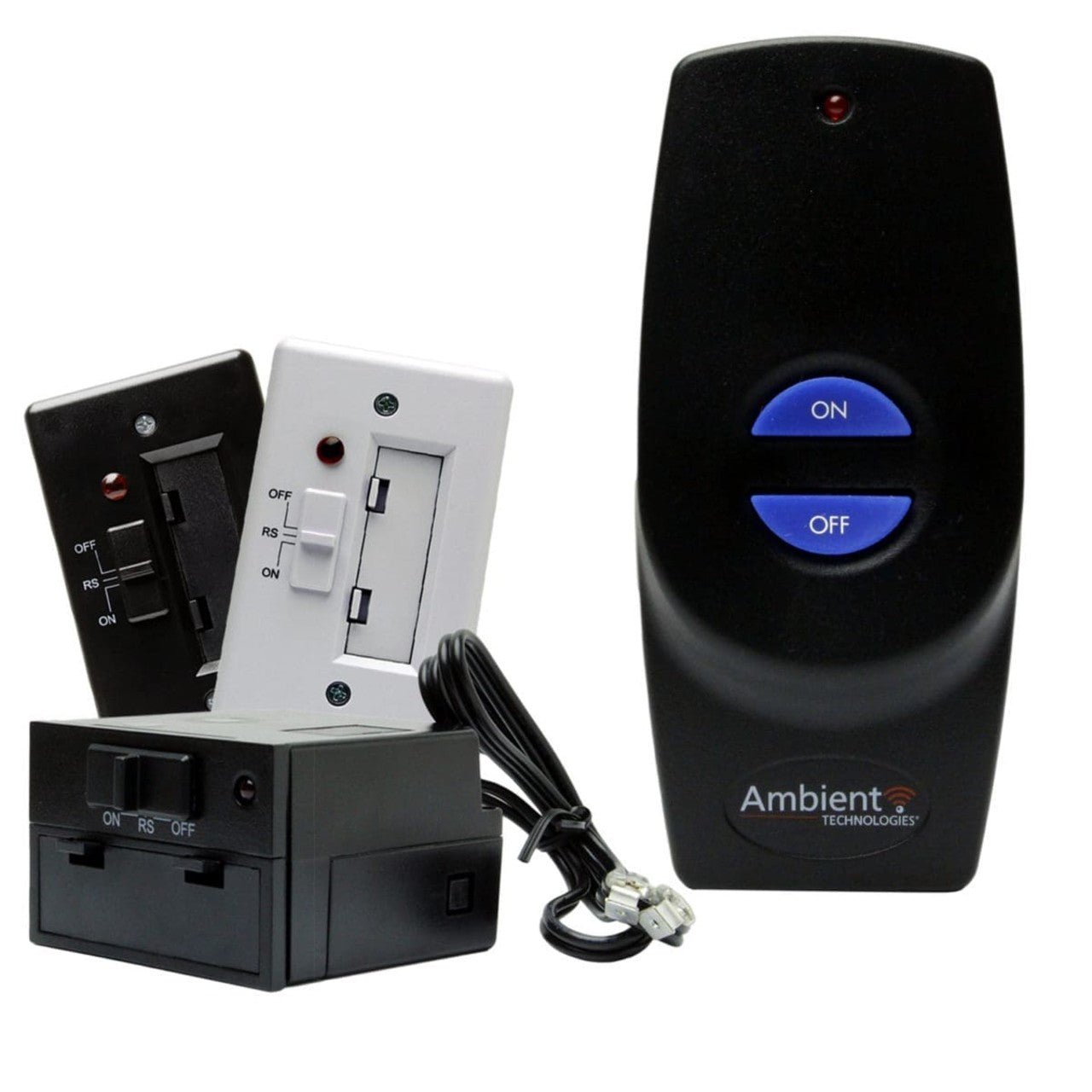 Monessen Hand-Held On/Off with Battery Receiver and Wall Cover Plates - RCB
