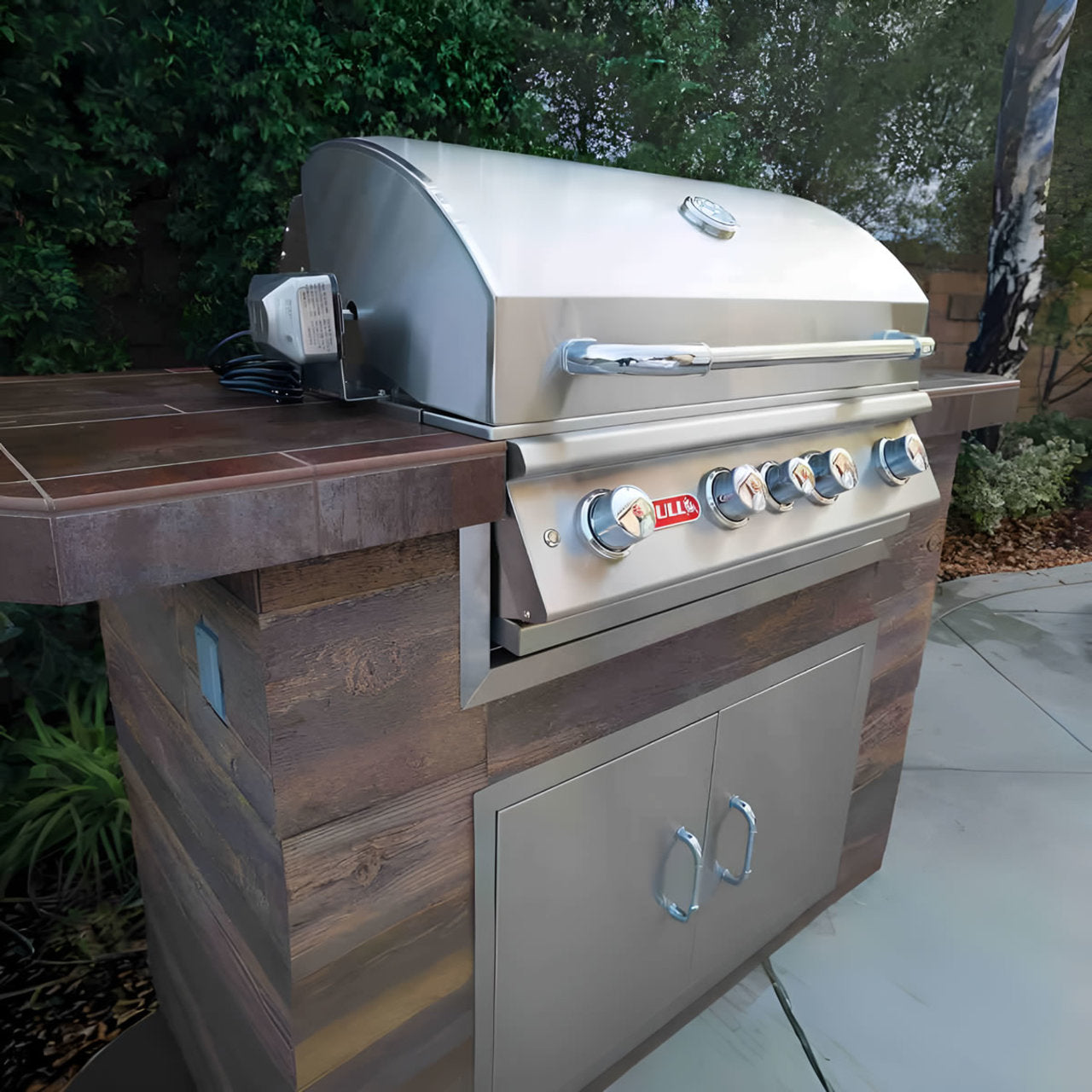 Bull 30" Angus 4-Burner Drop In Grill with Light 47628-47629