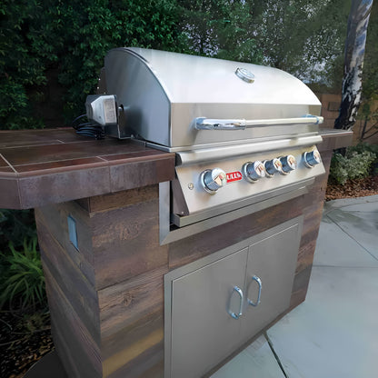 Bull 30" Angus 4-Burner Drop In Grill with Light 47628-47629