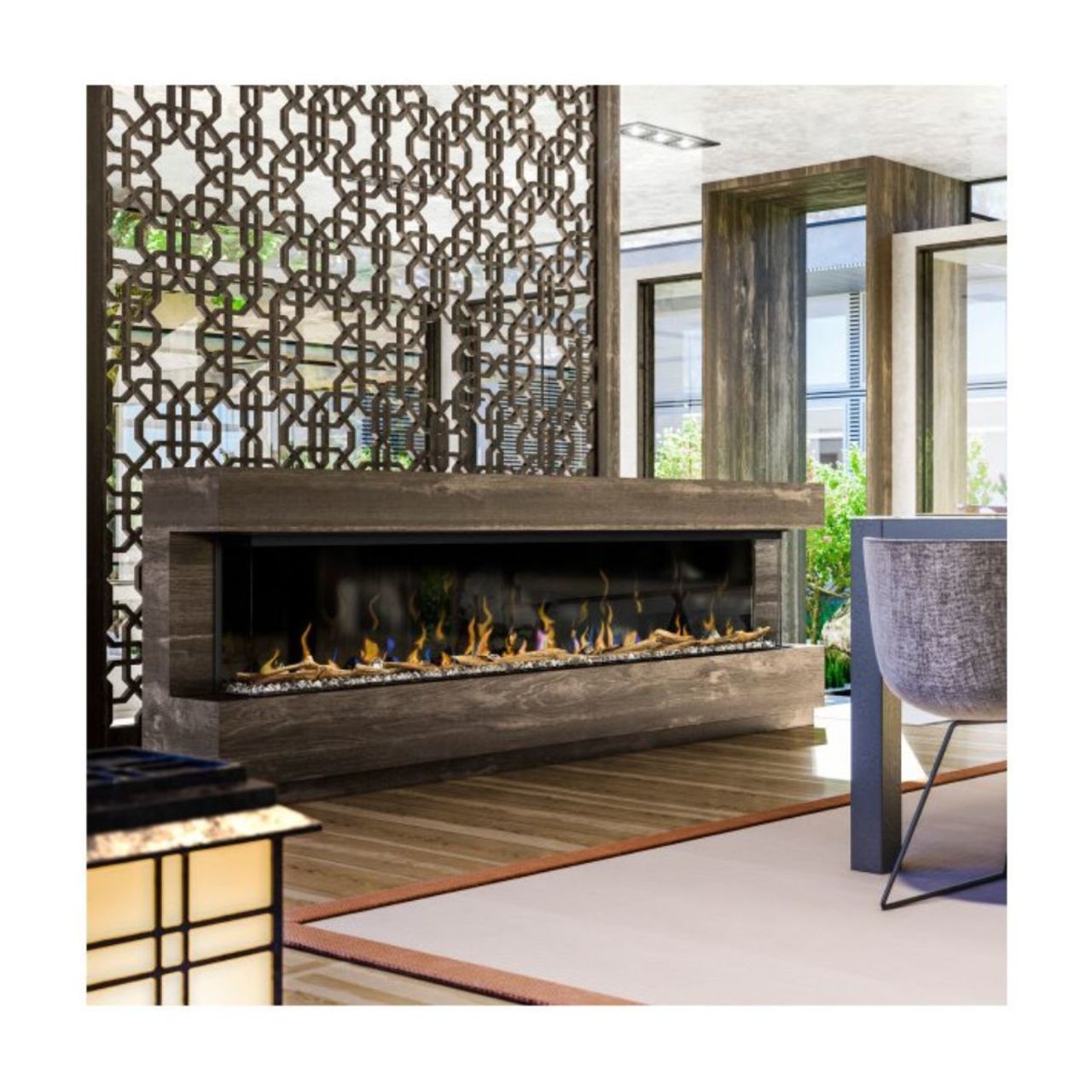 Dimplex 100" IgniteXL Bold Electric Fireplace - X-XLF10017-XD