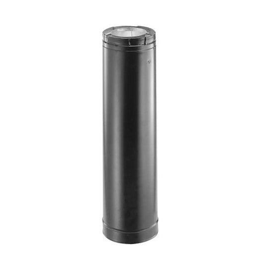 4" x 6 5/8" DirectVent Pro 48" Black Chimney Pipe - 46DVA-48B