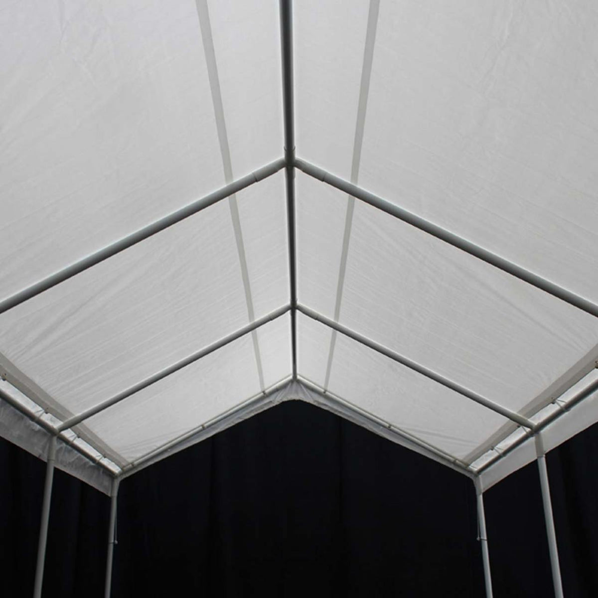 King Canopy  10' x 20' White 8 Leg Canopy