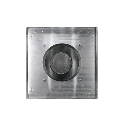 4" x 6 5/8" DirectVent Pro Aluminum Square Horizontal Termination Cap - 46DVA-HC