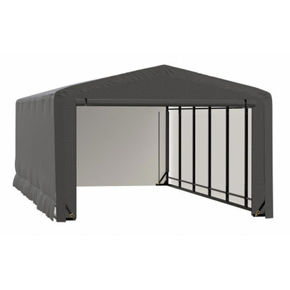 ShelterTube 12 x 23 x 8 Wind & Snow-Load Rated Garage - Gray