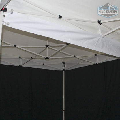 King Canopy  10' Rain Gutter with 10 White Ball Bungees