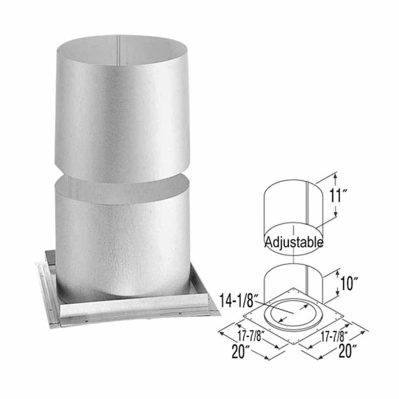 12" DuraTech Firestop Shield - 12DT-FRS