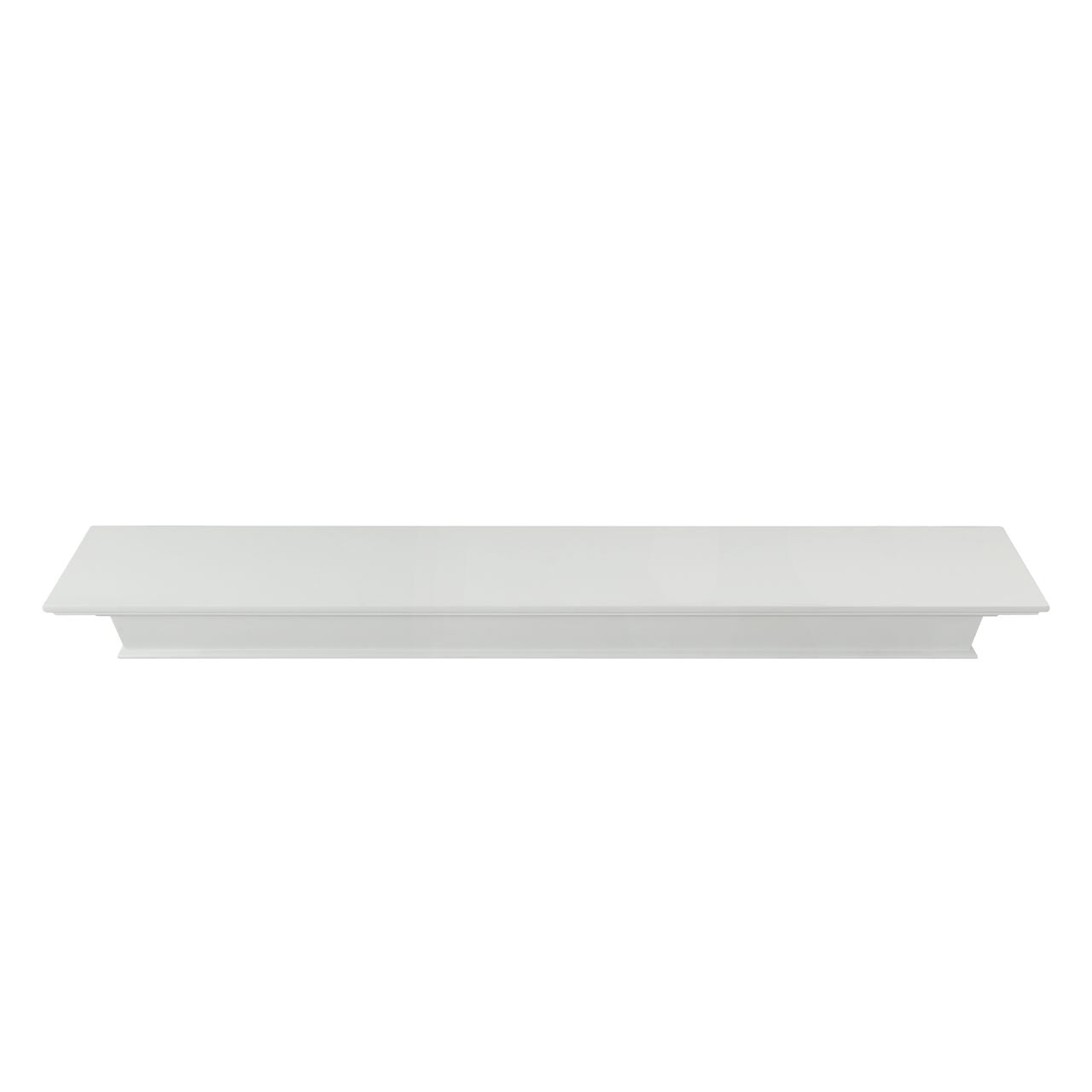 60" Henry MDF Fireplace Shelf by Pearl Mantels - White Paint Finish