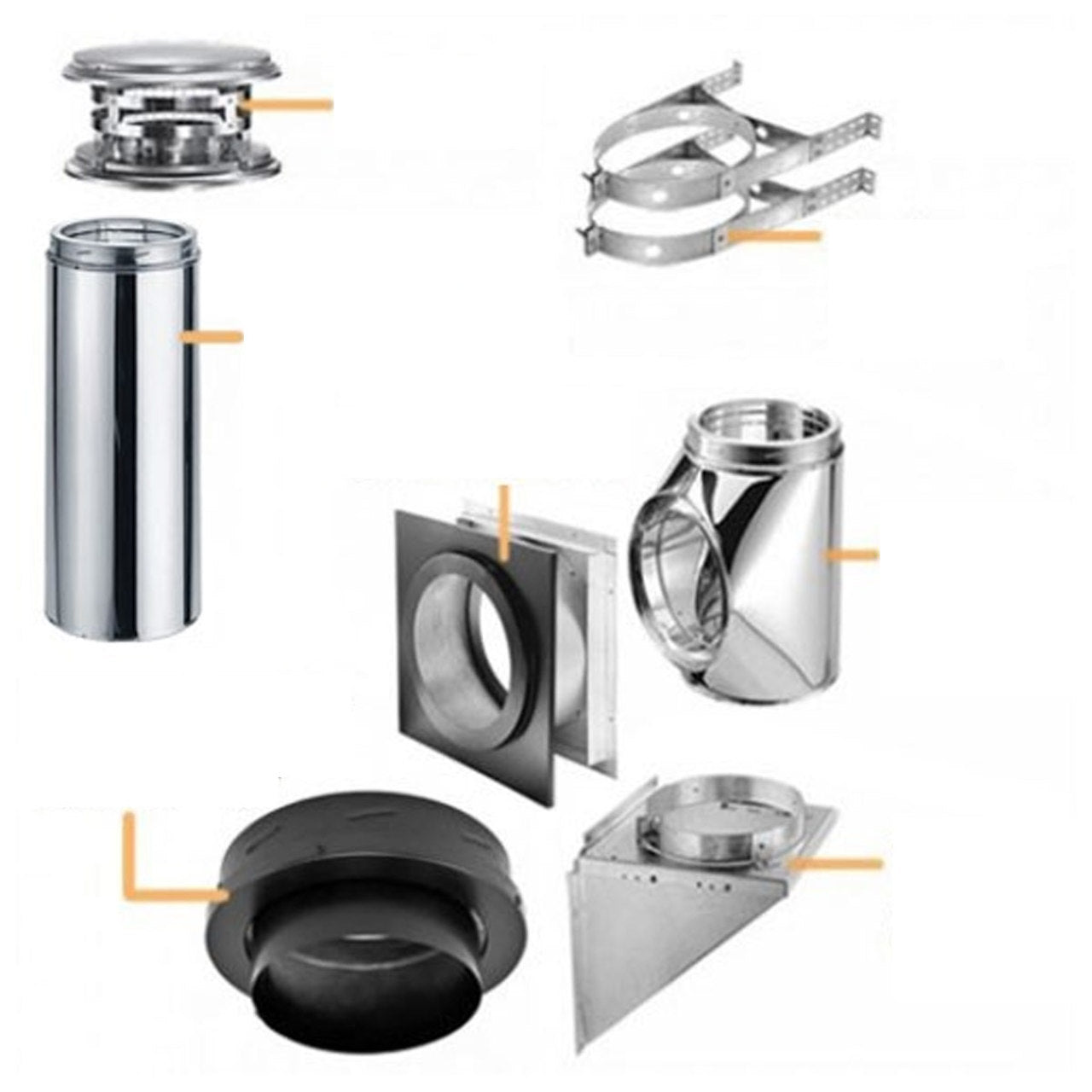 8'' DuraTech Thru-the-Wall Kit - DT830-KIT
