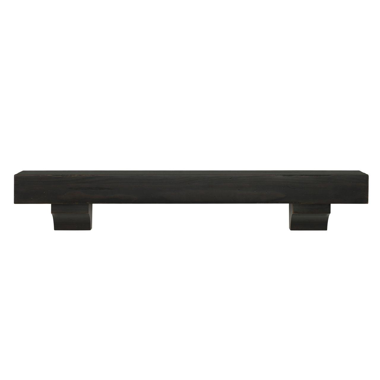 48" Shenandoah Fireplace Shelf by Pearl Mantels - Espresso Distressed Finish