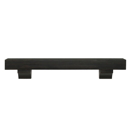 48" Shenandoah Fireplace Shelf by Pearl Mantels - Espresso Distressed Finish