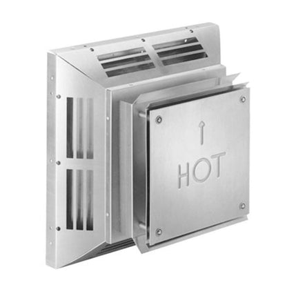 5" x 8" DirectVent Pro Aluminum Square Horizontal Termination Round Cap - 58DVA-HC
