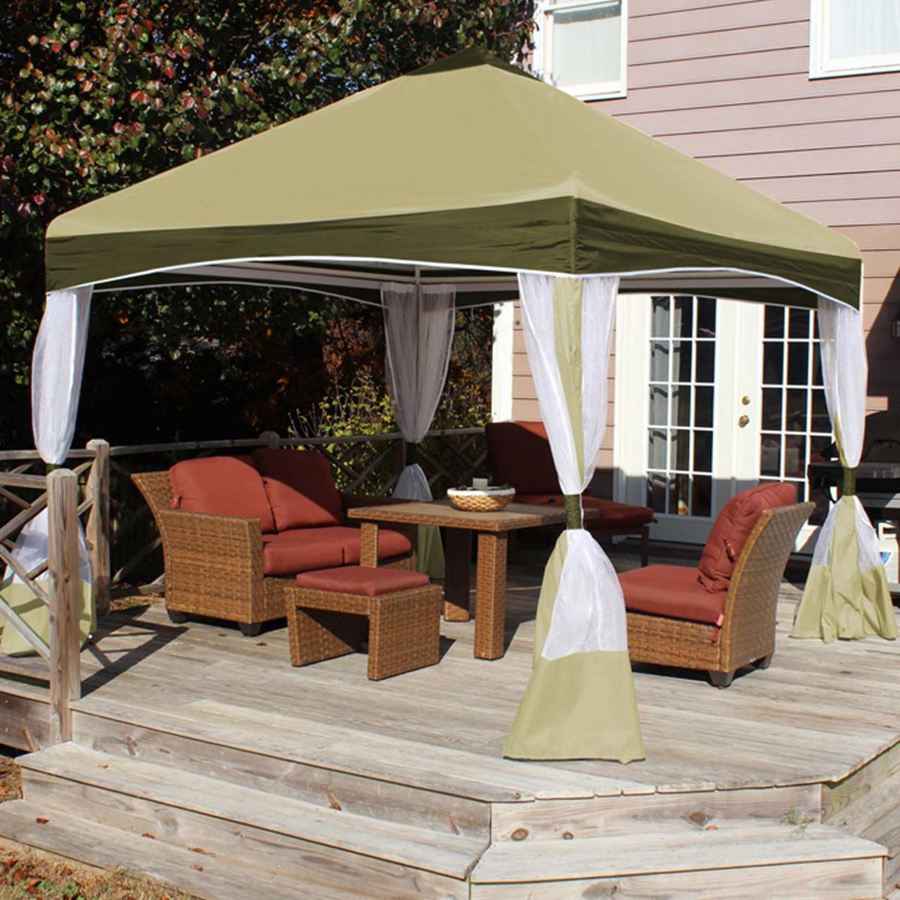 King Canopy  13' x 13' Olive Branch Garden Canopy