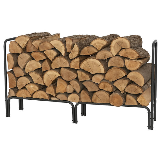 60" Long Log Rack - Black