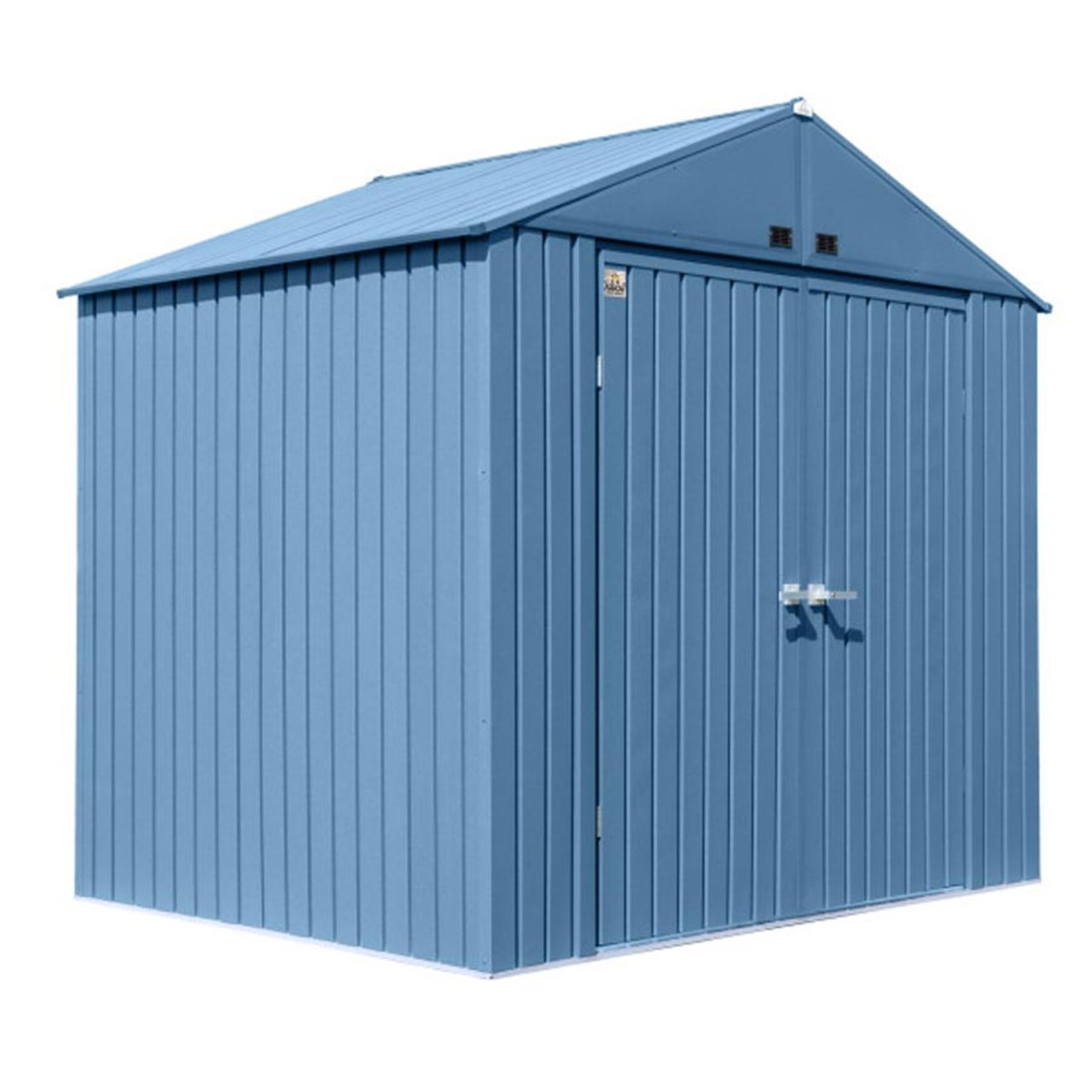 Arrow Elite Steel Storage Shed 8' x 6, Blue Gray