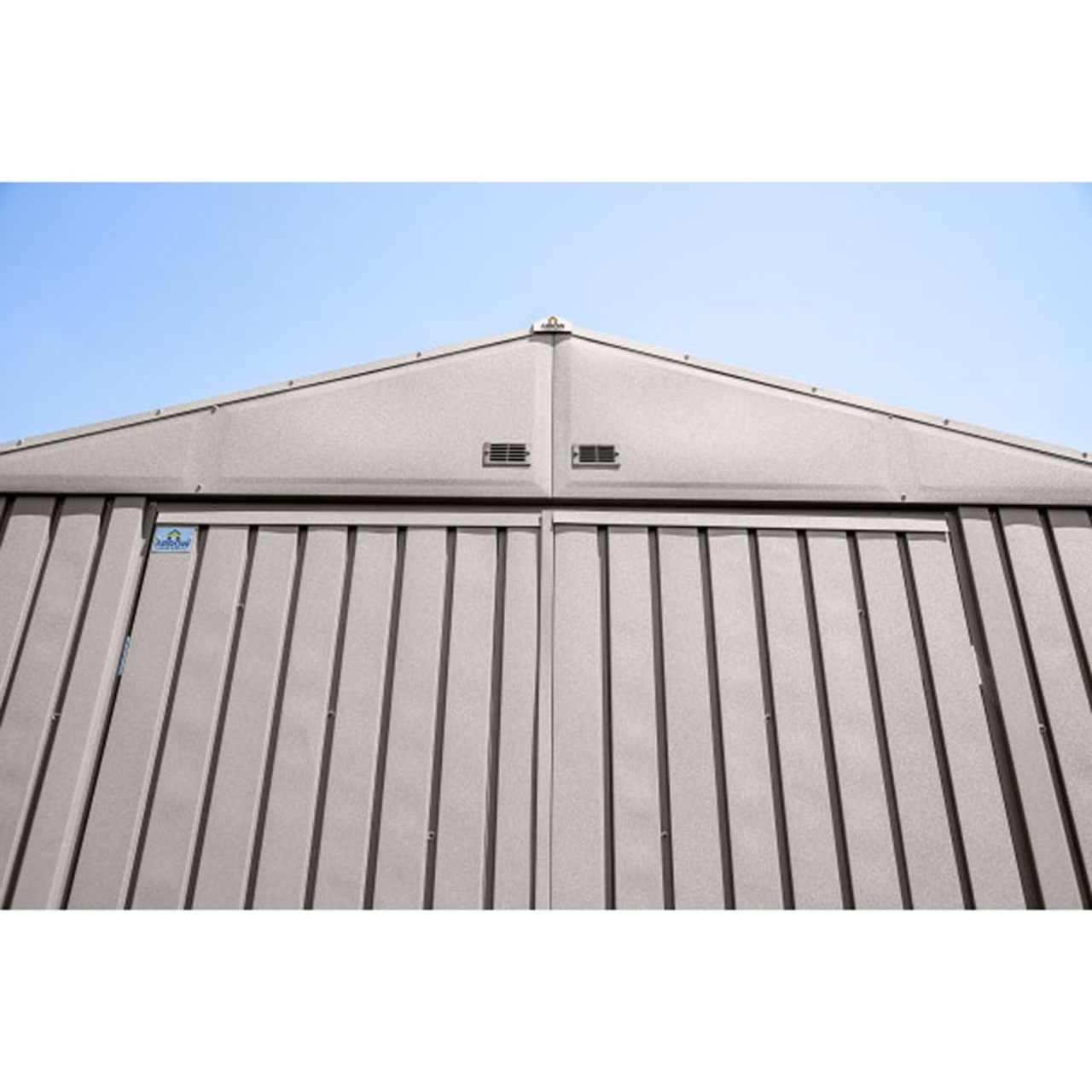 Arrow Elite Steel Storage Shed  10' x 8' Cool Gray