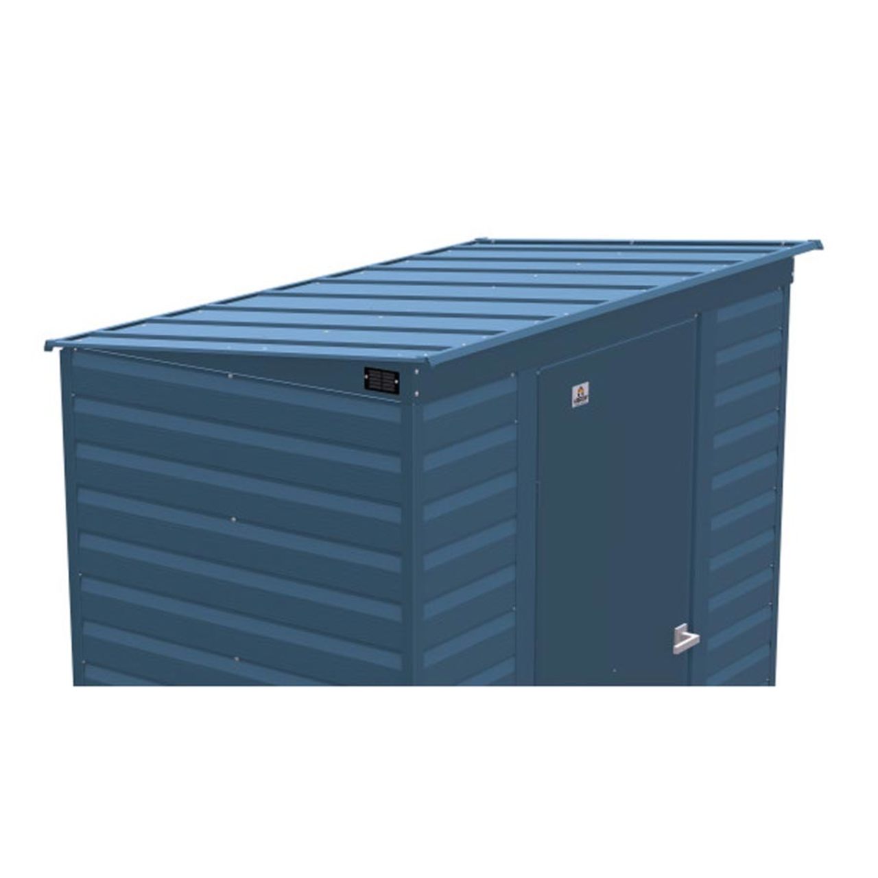 Arrow Select 6' x 4' Steel Storage Shed  -  Blue Gray