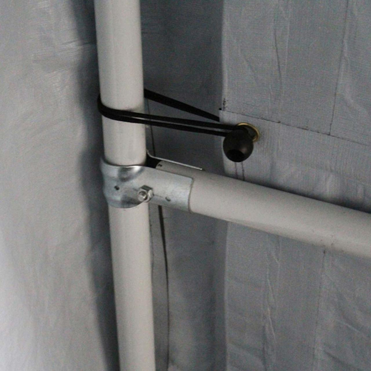 King Canopy  7' x 12' Silver Storage Garage