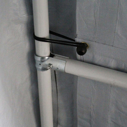 King Canopy  7 x 12 Silver Storage Garage