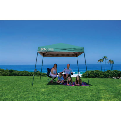 Solo Steel 50 9 x 9 Slant Leg Canopy - Turquoise