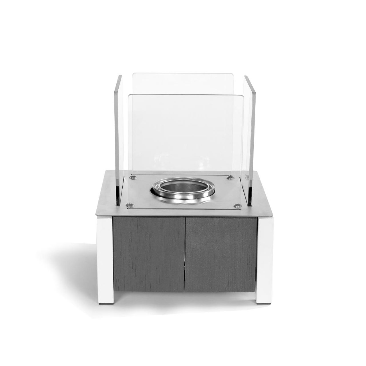 Nero Gel 11" Lantern with 6-pack Pure Fuel - Grey