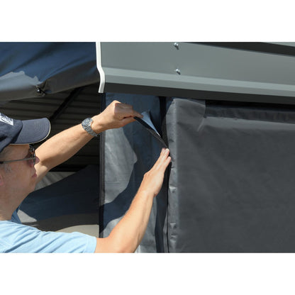 Arrow 20' x 20' Enclosure Wall Kit ONLY for Carport - Gray