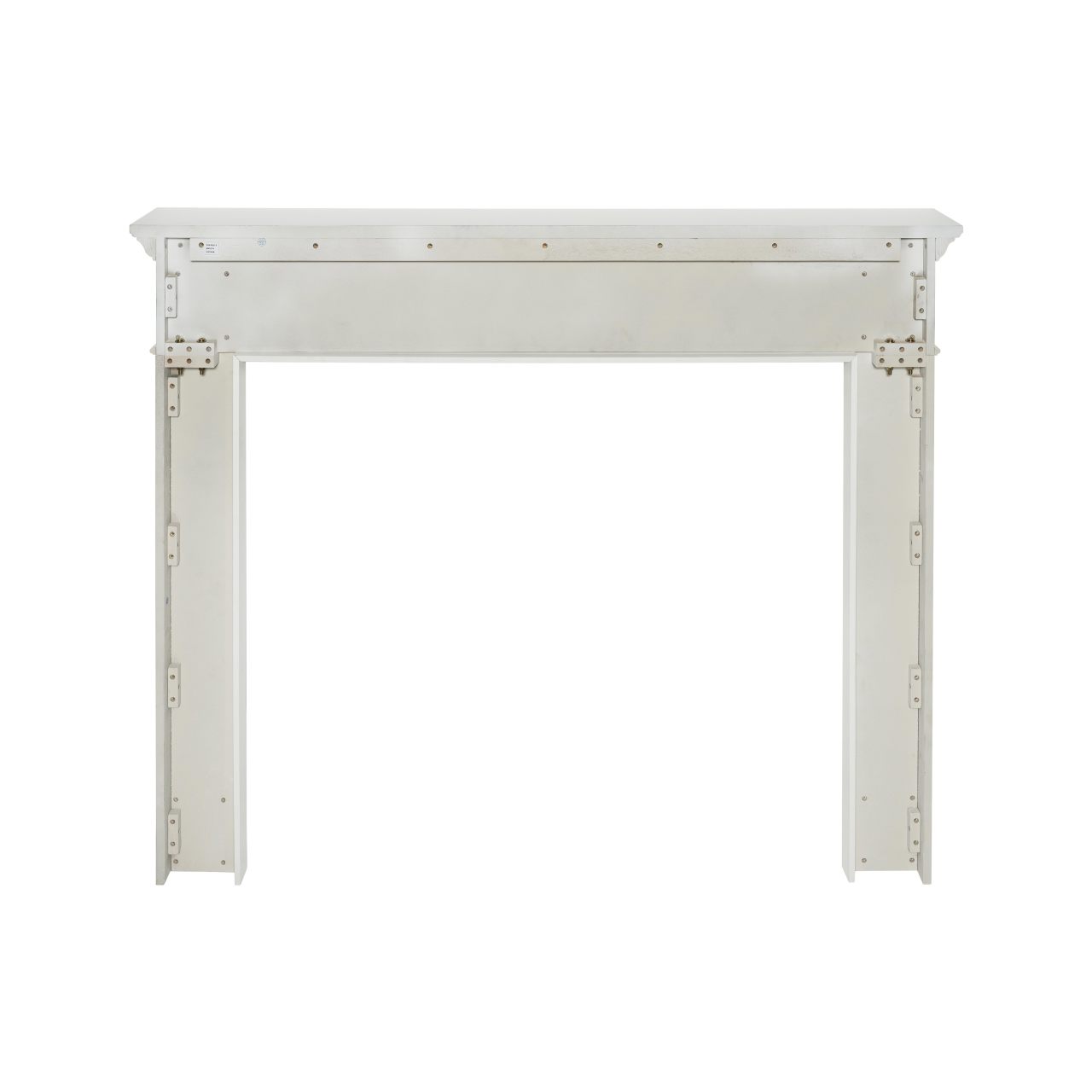 48" Mike MDF Fireplace Mantel by Pearl Mantels - White Paint Finish